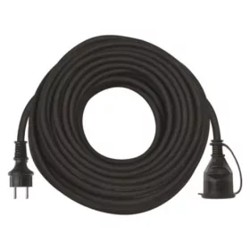   Hosszabbító 30 m, 1 aljzat, fekete, gumi-neoprén, 250 V, 1,5 mm2, 230V, IP44, EMOS, P01830