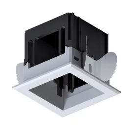 MODENA 1 MODULE RECESSED BOX WITH FRAME WHITE