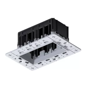 MODENA 2 MODULE RECESSED BOX WITHOUT FRAME