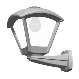 DARIO 250 GARDEN WALL LAMP 1XE27 IP55 GREY