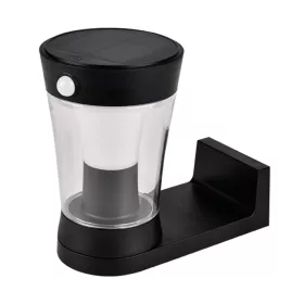 SOLAR WALL LAMP 3W IP54 WITH SENSOR, BLACK