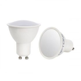   LED lámpa , égő , szpot , GU10 foglalat , matt előlappal , 110° , 9.5 Watt , hideg fehér, Optonica