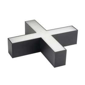   LED lineáris alakú csatlakozók, vékony, összekapcsolható, 20W, 6000K, hideg fehér, 2000 lm, ezüst, Optonica, 5067