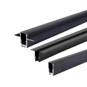   Háromfázisú r15 beépíthető sínrendszer - fekete, Optonica, 5204