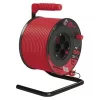 Kábeldob 50 m, 4 aljzat, piros, PVC, 230 V, 1,5 mm2, 230V, IP20, EMOS, P092501