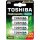 Ceruzaelem AA (LR6) , 1.2 Volt , 4 darab , tartós , elem , tölthető , 1000mAh , High Power , TOSHIBA