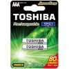 Ceruzaelem AAA (LR03) , 1.2 Volt , 2 darab , tartós , elem , tölthető , High Power , TOSHIBA