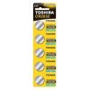 Gombelem CR2032 , lapos elem , 3 Volt , 5 darab , tartós , elem , higany mentes , TOSHIBA