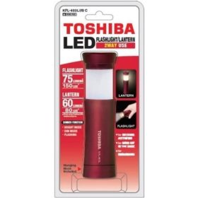   LED elemlámpa , zseblámpa , állítható fény , 75 lm, több funkciós , 1 darab , zöld , TOSHIBA