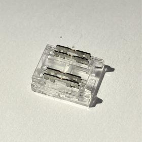   Gyorscsatlakozó , 10 mm-es RGB DOTLESS COB LED szalaghoz , 4 pólusos , szalag-vezeték toldáshoz , IP20/IP65 , MULTI SNAP