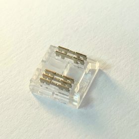   Gyorscsatlakozó , 12 mm-es RGBW DOTLESS COB LED szalaghoz , 5 pólusos , szalag-vezeték toldáshoz , IP20/IP65 , MULTI SNAP