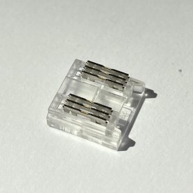   Gyorscsatlakozó , 12 mm-es RGB-CCT DOTLESS COB LED szalaghoz , 6 pólusos , szalag-vezeték toldáshoz , IP20/IP65 , MULTI SNAP