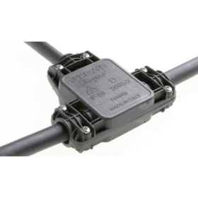   Vízmentes kötődoboz kábeltartóval , "T" típus , szilikon GÉLLEL , 3 x 2.5 mm² , STEAB sorkapoccsal , kültéri , IP68 , STEAB Paguro Basic , 5695/3