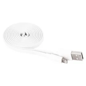  Töltő- és adatkábel USB-A 2.0, Lightning MFi, 1 m, fehér, EMOS, SM7013W
