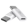Adapter micro USB-B 2.0, USB-C 2.0, fehér, 2db, EMOS, SM7023
