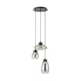   EGLO , 390299 , SARNARRA , függeszték , 2700 K , LED , 3X5,4W , Dimmelhető , IP20 , áttetsző fekete, átlátszó