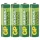 GP Greencell elem AA 4db/fólia, 1,5V, B1220