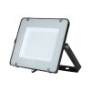 LED reflektor Slimline PRO, 200w, 4000K, természetes fehér, 16500lm, 100°, fekete, CRI>80, IP65, V-TAC, 21418