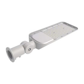   LED Fényérzékelős PRO utcai lámpa, 100w, 4000K, természetes fehér, 13500lm, 115°, szürke, CRI>70, IP65, V-TAC, 2120434