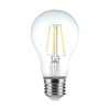 LED izzó átlátszó filament E27, 4w, 6500K, hideg fehér, 400lm, 300°, CRI>80, V-TAC, 217120
