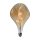 LED izzó design DSG A165S E27, 4w, 2700K, meleg fehér, 250lm, borostyán, CRI>80, V-TAC, 23168