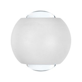   Kültéri LED fali lámpa kétiriányú, 2w, 4000K, természetes fehér, 200lm, 60°, fehér, CRI>80, IP54, V-TAC, 10587