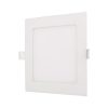 LED mini panel prémium négyzet alakú, süllyesztett, 3w, 6400K, hideg fehér, 180lm, 120°, fehér, CRI>80, V-TAC, 216297