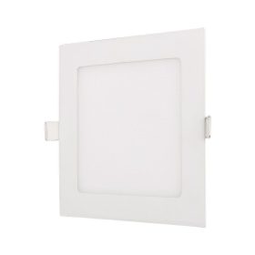   LED mini panel prémium négyzet alakú, süllyesztett, 3w, 6400K, hideg fehér, 180lm, 120°, fehér, CRI>80, V-TAC, 216297