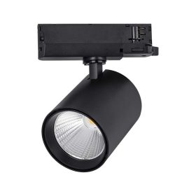   LED sínes COB spotlámpa, 35w, 4000K, természetes fehér, 3000lm, 30°, fekete, CRI>80, V-TAC, 10281