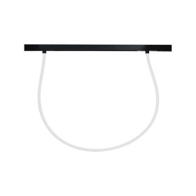   Flexibilis LED fénycső mágneses sínhez 48V, 23w, 3000K, meleg fehér, 2760lm, 200°, fekete, CRI>80, 2066mm, V-TAC, 10279