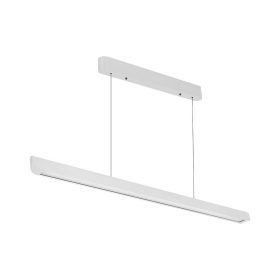   Függesztett lineáris LED lámpatest állítható magassággal, 36w, CCT, 2880lm, 100°, fehér, CRI>80, 1227mm, V-TAC, 23346