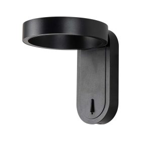   LED fali lámpa forgatható, 5w, 3000K, meleg fehér, 600lm, 120°, fekete, CRI>90, V-TAC, 10448