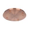 Mennyezetre szerelhető lámpatartó 4 lyukkal, vörös réz, V-TAC, 15351