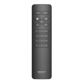   Elemes távirányító , mágneses , 2.4GHz , 4 zónás , CCT, dimmelhető , fekete , Miboxer (Mi-Light) , C1