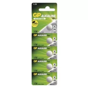   GP Ultra Plus Alkáli gombelem LR44 (A76F) 5db/bliszter, 1,5V, B1376