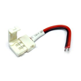 Forrasztásmentes betáp 10 mm-es LED szalaghoz