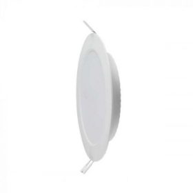   LED panel , 18W , backlit , süllyesztett , kerek , természetes fehér , V-TAC