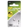 GP Ultra Plus Alkáli gombelem LR41 (192F) 1db/bliszter, 1,5V, B13921