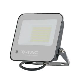   LED reflektor Slimline E, 50w, 6500K, hideg fehér, 4000lm, 115°, fekete, CRI>70, dimmelhető, IP65, V-TAC, 23463