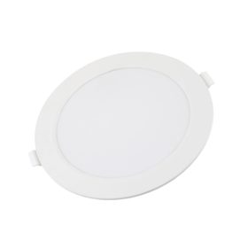   LED háttérvilágítású vékony mini kerek panel, 6W, 6000K, hideg fehér, 360 lm, fehér, Optonica, 2951