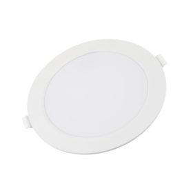   LED háttérvilágítású vékony mini kerek panel, 6W, 4500K, természetes fehér, 360 lm, fehér, Optonica, 2952