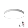 LED mennyezeti kerek lámpatest FINESSE R1-60 φ600*H50 60W szabályozható+mobil applikáció fehér 2026090 VITO