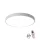 LED mennyezeti kerek lámpatest FINESSE R1-60 φ600*H50 60W szabályozható+mobil applikáció fehér 2026090 VITO