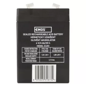   EMOS Ólom-savas akkumulátor (P2301, P2304, P2305, P2308), 6V, B9641