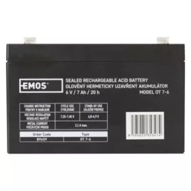 EMOS Ólomakkumulátor 6V 7Ah, B9659