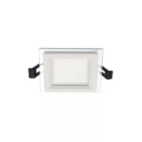   LED süllyeszthető négyzet alakú üveg panel LENA-SG 100x100x40mm 6W 570lm 4000K (természetes fehér) 2023500 VITO