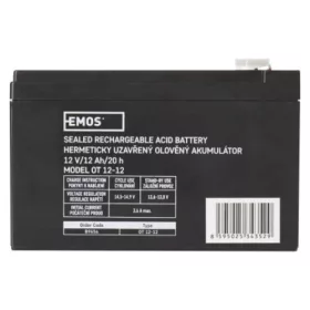 EMOS Ólomakkumulátor 12V 12Ah, B9656