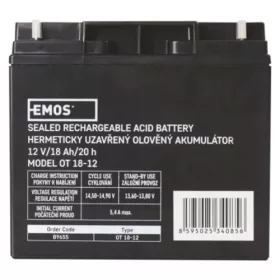 EMOS Ólomakkumulátor 12V 18Ah, B9655