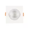 NICK-S beépíthető szögletes LED spotlámpa 5W 4200K Φ70mm fehér 220V 2026790 VITO