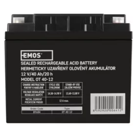 EMOS Ólomakkumulátor 12V 40Ah, B9684